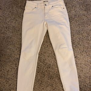 Madewell White Skinny Jeans